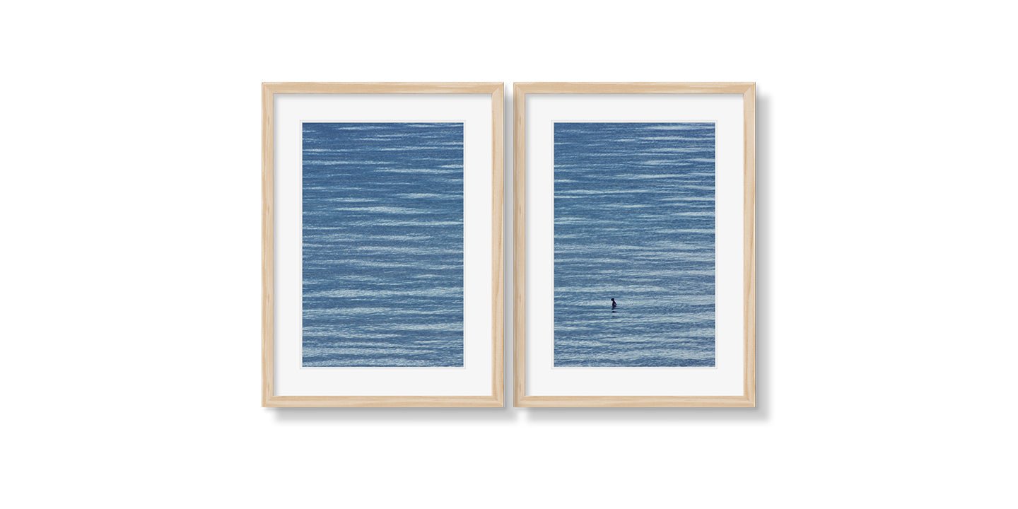 BIG BLUE DIPTYCH - Beauty Of Impermanence