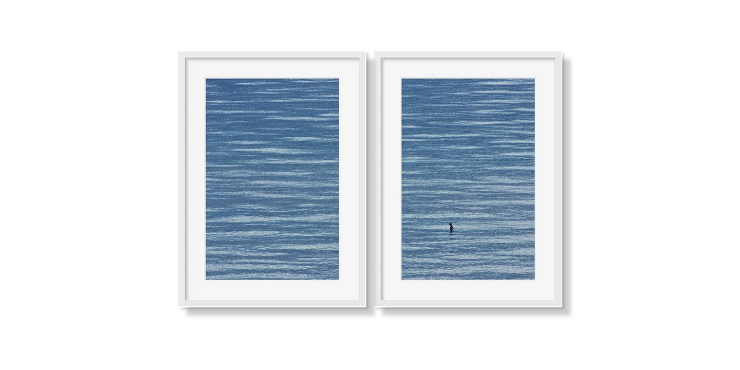 BIG BLUE DIPTYCH - Beauty Of Impermanence