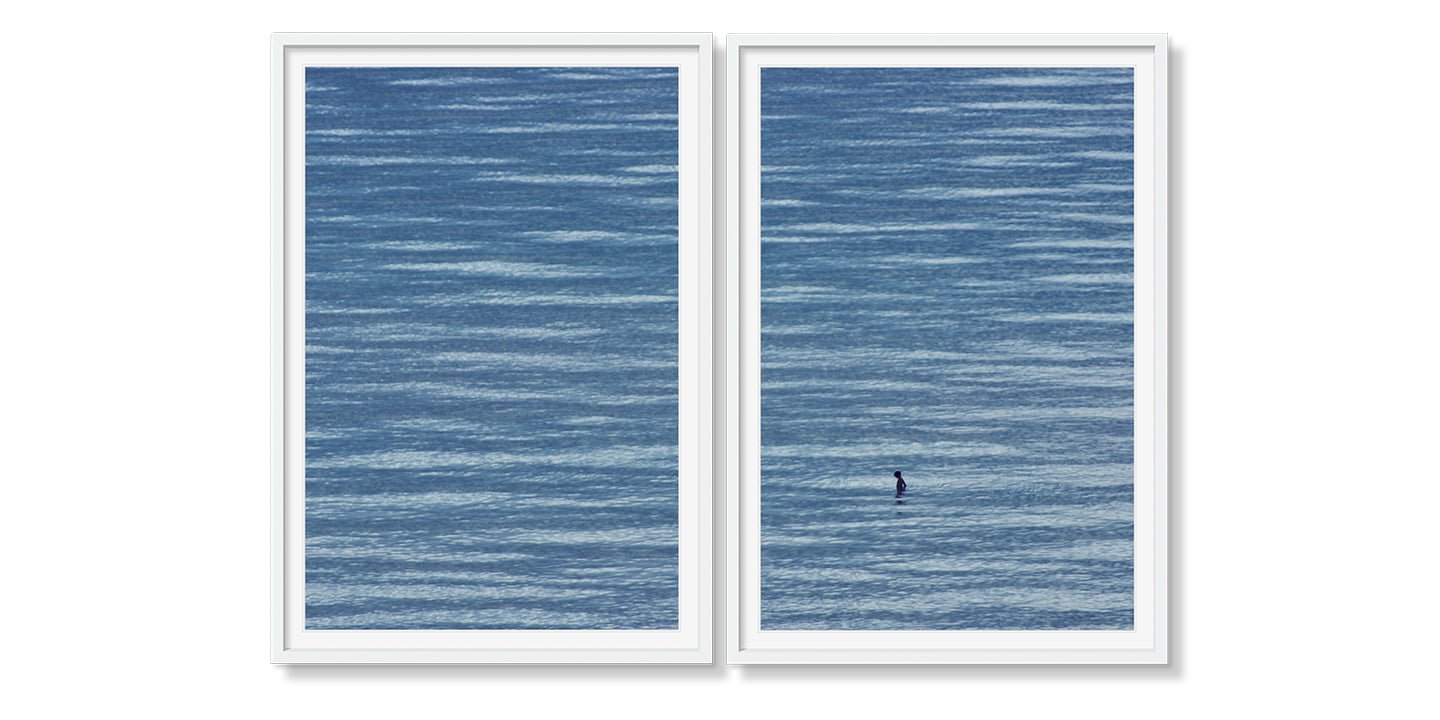 BIG BLUE DIPTYCH - Beauty Of Impermanence