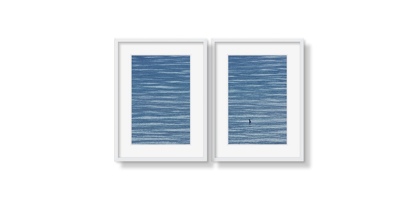 BIG BLUE DIPTYCH - Beauty Of Impermanence