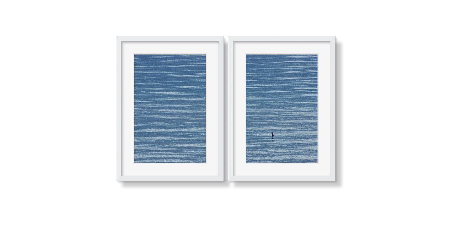 BIG BLUE DIPTYCH - Beauty Of Impermanence