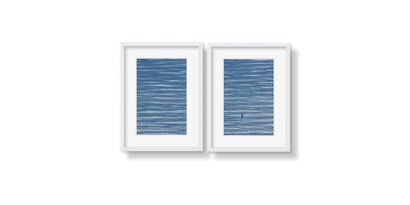 BIG BLUE DIPTYCH - Beauty Of Impermanence