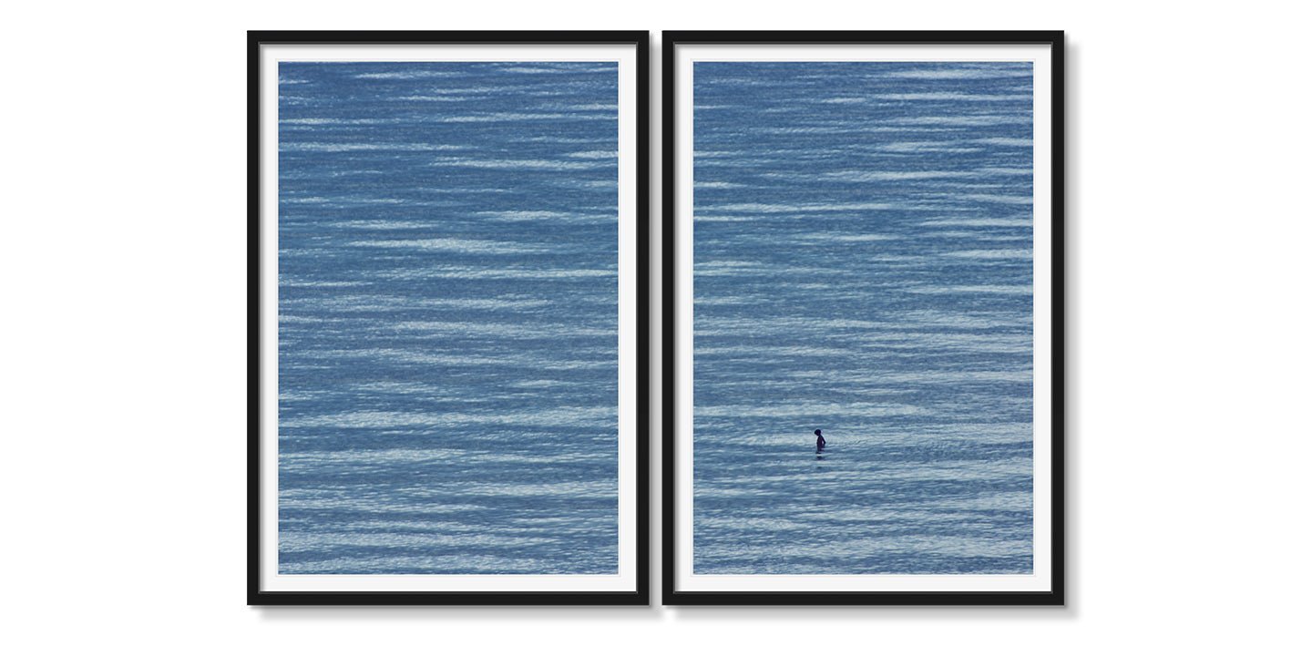 BIG BLUE DIPTYCH - Beauty Of Impermanence