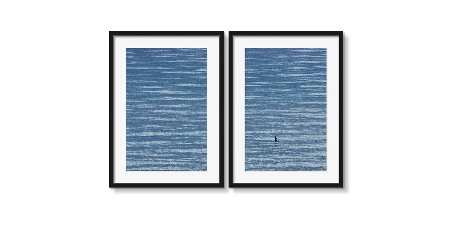 BIG BLUE DIPTYCH - Beauty Of Impermanence