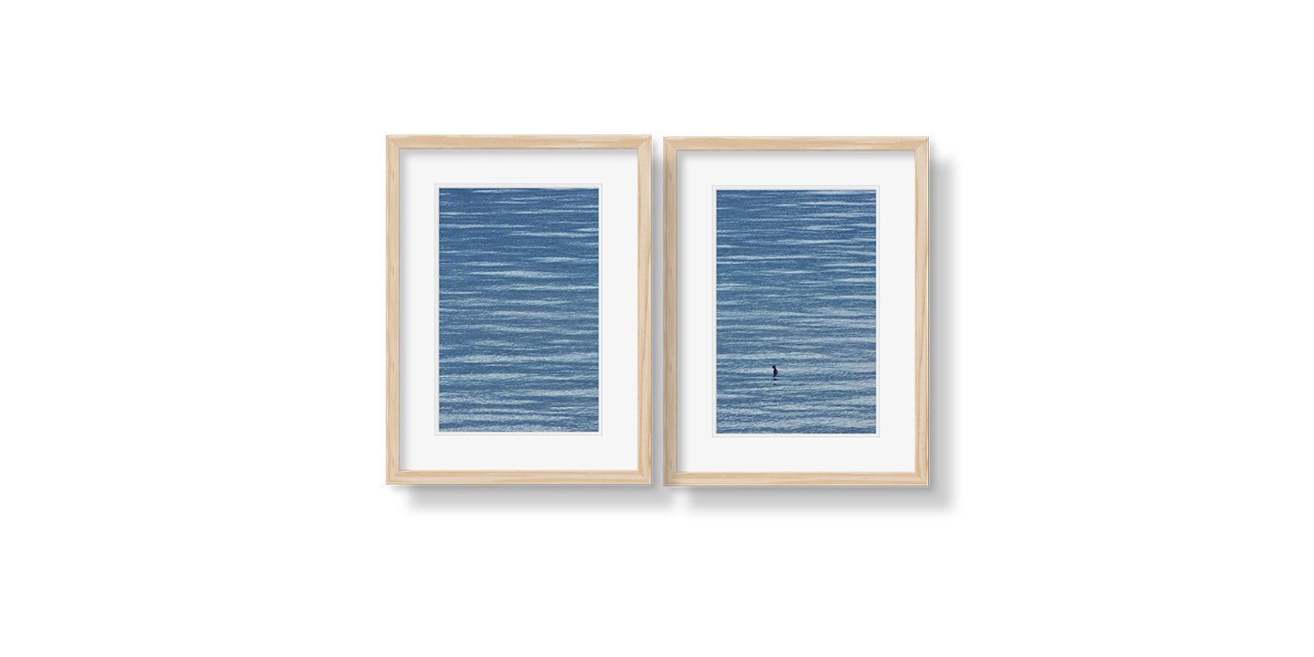 BIG BLUE DIPTYCH - Beauty Of Impermanence