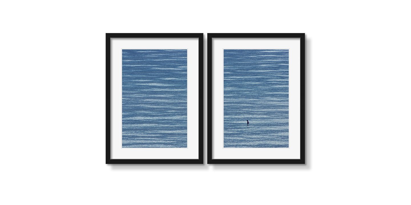 BIG BLUE DIPTYCH - Beauty Of Impermanence