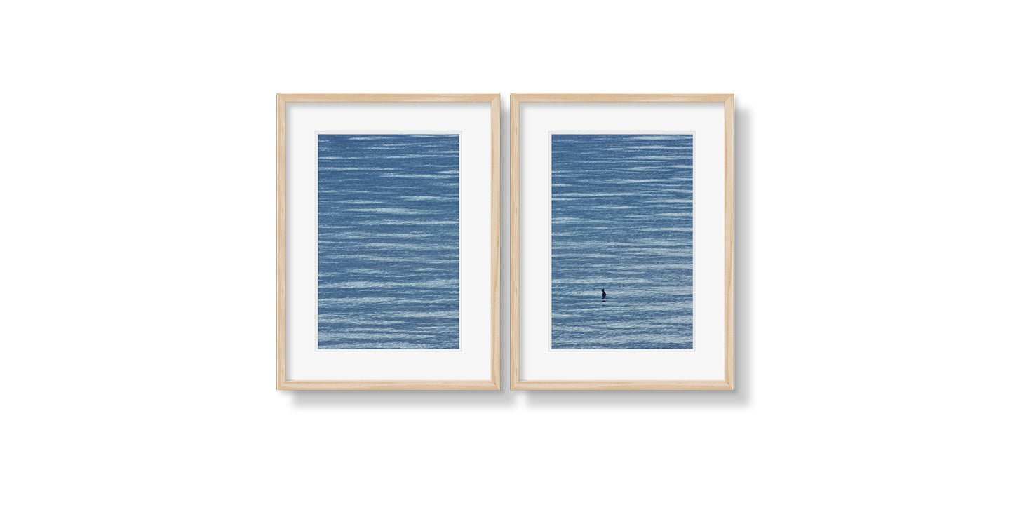 BIG BLUE DIPTYCH - Beauty Of Impermanence